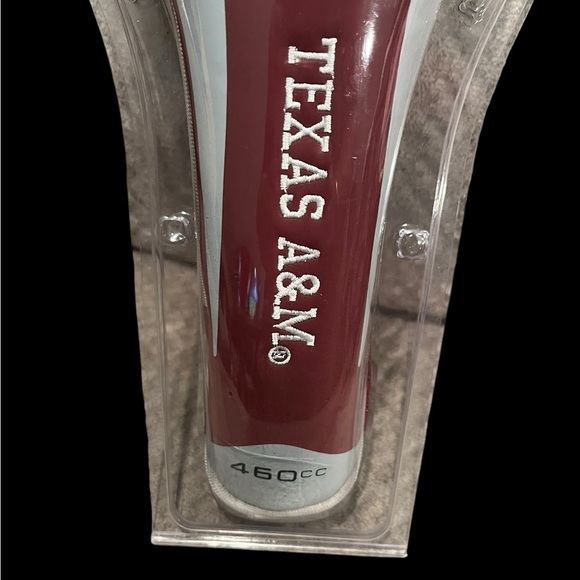 Texas A&M Aggies NCAA Single Apex Golf Club Headcover For Oversized Drivers NEW - Picture 8 of 8
